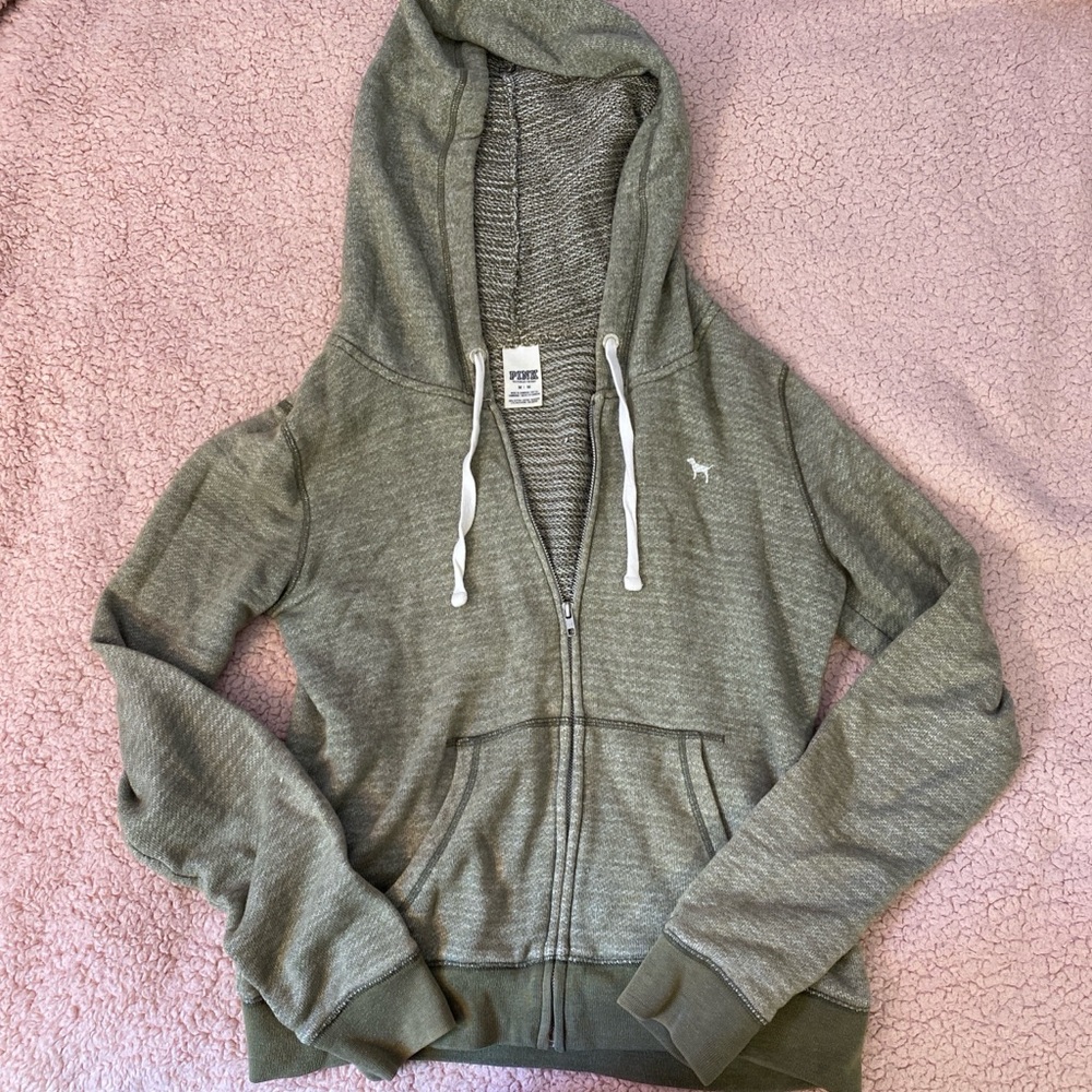PINK zip up hoodie
